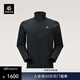 KAILAS凱樂(lè )石M8軟殼衣男戶(hù)外登山耐磨彈力透氣輕量防風(fēng)立領(lǐng)夾克外套春秋 玄青黑KG2619111 L
