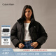 Calvin KleinJeans【防水】秋冬女士戶(hù)外休閑少女風(fēng)ck絨領(lǐng)立領(lǐng)鴨絨羽絨服外套 BEH-太空黑 S