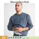 Abercrombie & Fitch美式復古經(jīng)典時(shí)尚純色菱格毛衣針織衫上衣26春男裝120-6029 藍色 S (175/92A)