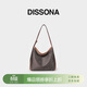 DISSONADISSONA迪桑娜女包hobo老花包單肩手提包腋下包【女神節禮物】棕色-小號