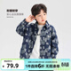 左西童裝男童牛仔襯衫外套薄款兒童秋裝上衣2026新款男孩帥氣衣服 牛仔色 160 建議身高160cm左右