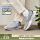 斯凱奇（Skechers）男鞋春季閃穿鞋流行時(shí)尚一腳蹬健步鞋軟底舒適休閑運動(dòng)鞋 灰色/GRY 40