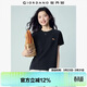 佐丹奴短袖T恤女2026夏季新款純棉趣味貓咪刺繡圓領(lǐng)上衣13326317