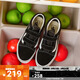 VANS范斯童鞋官方 Old Skool V黑色經(jīng)典款魔術(shù)貼中大童板鞋 黑色 31碼 實(shí)測內長(cháng)19.5cm