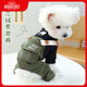 喵先生 寵物狗狗衣服小型犬泰迪衣服冬季狗衣服小狗幼犬衣服四腳棉 大口袋背帶褲M(mǎn)碼 建議7-8斤內