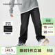 巴拉巴拉balaOne童裝男童褲子兒童牛仔褲2025秋冬加絨直筒褲208425108104