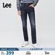 Lee25秋冬新723修身中腰直筒五袋款深藍色男牛仔褲 深藍色  36 