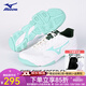 美津濃（MIZUNO）羽毛球鞋男女鞋防滑透氣排球鞋乒乓球鞋耐磨綜合訓練青少年運動(dòng)鞋 V1GA218111白色/天藍色 42 (270mm)