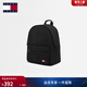 TOMMY JEANS男經(jīng)典刺繡休閑外出旅行輕便通勤學(xué)院風(fēng)大容量書(shū)包雙肩背包 黑色BDS 均碼
