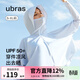 ubras虞書(shū)欣同透氣連帽防曬衣罩衫女輕薄透氣女防紫外 【防曬罩衫】粉末藍色 M