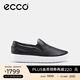 愛(ài)步（ECCO）休閑鞋女鞋 牛皮休閑板鞋一腳蹬板鞋 柔酷219253 黑色21925301001 35
