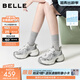 百麗（Belle）張凌赫同款藍鯨老爹鞋女款商場(chǎng)同款運動(dòng)休閑鞋D2K1DAM6預售 銀色-單里【孟子義/張凌赫推薦】 36 (230mm)
