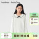 巴拉巴拉balaone女童長(cháng)袖t恤兒童2025秋甜美娃娃領(lǐng)內搭上衣萌208325100001