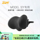 3W汽車(chē)頭枕護頸枕適用特斯拉ModelY/3煥新專(zhuān)用車(chē)載頭枕座椅靠枕內飾 簡(jiǎn)約款頭枕 黑色 1個(gè)