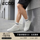 愛(ài)步（ECCO）運動(dòng)休閑鞋 春夏厚底增高板鞋簡(jiǎn)約舒適男鞋 街頭球鞋539814 HL 白色/灰白色53981452292 42