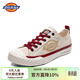 Dickies 帆布鞋男低幫透氣復古情侶板鞋百搭平底鞋 S15軍米色 43