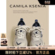 CAMILA KSENIA輕奢老爹鞋女士2026年新款春季運動(dòng)女鞋品牌休閑百搭增高帆布鞋子 藍色單里 38