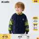 馬·拉?。∕.Latin）馬拉丁兒童羽絨服25冬裝新款男童女童小童漫畫(huà)格提花輕薄羽絨服