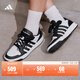 adidas ENTRAP美式校園風(fēng)運動(dòng)少年感復古籃球風(fēng)板鞋男女阿迪達斯   白色/黑色   43