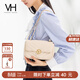 VANESSA HOGAN VH女包雅然砰砰包春季輕奢小香風(fēng)斜挎單肩鏈條包生日禮物送女友 米白