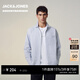 杰克·瓊斯（JACK&JONES）【AT系列】男生春季肌理感襯衫新款日常條紋長(cháng)袖225305013 A06本白色 L