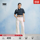 Levi's李維斯冰酷系列26年春夏新款女士BAGGY高腰寬松直筒牛仔褲 白色 26 (31)