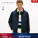 Tommy Hilfiger【戶(hù)外防水】26春夏新款男女休閑運動(dòng)輕薄立領(lǐng)徒步夾克外套 藏青色DW5 L （推薦：150-165斤）