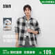 森馬（Semir）[商場(chǎng)同款]長(cháng)袖襯衫男純棉格紋外套2025春季上衣寬松101125105106