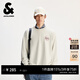 杰克·瓊斯（JACK&JONES）男裝春季新款字母印花純棉舒適日常休閑寬松圓領(lǐng)衛衣225333098 A05乳白色 常規 M （175）