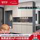 溢環(huán)林鞋柜門(mén)口入戶(hù)柜收納柜一體靠墻多層家用實(shí)木鞋柜換鞋凳組合柜子 【換鞋凳款】長(cháng)160*寬35*高240 卡其灰色