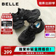 百麗百搭厚底增高網(wǎng)面透氣老爹鞋26夏新女商場(chǎng)休閑鞋A8L1DBM6 黑色 37
