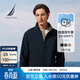 諾帝卡（NAUTICA）【商場(chǎng)同款】男裝25秋冬新款輕戶(hù)外立領(lǐng)兩面穿厚外套夾克男JO5309 藏青4NV M