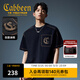 卡賓（CABBEEN）【重磅水洗】男裝短袖t恤2025夏季新款純棉潮流寬松圓領(lǐng)上衣 煤黑色01（寬松版型） XL /180/52