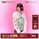 BJHG【飛天小女警聯(lián)名】不計后果長(cháng)袖T恤女 春薄款美式休閑打底衫內搭 毛毛米 M