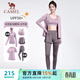 駱駝（CAMEL）防曬瑜伽套裝女健身運動(dòng)服五件套YK2225L5493B杜若紫M