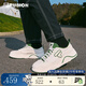 FILA FUSION斐樂(lè )男鞋【章昊同款】潮流帆布鞋季新款生活滑板鞋男鞋 奶白/深森林綠-GF 44