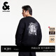 杰克·瓊斯（JACK&JONES） 男裝衛衣潮流百搭印花舒適純棉寬松圓領(lǐng)寬松休閑上衣226133081