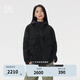 KOLON SPORT/可隆防風(fēng)夾克 男女同款戶(hù)外運動(dòng)防潑水露營(yíng)2合1休閑外套 LUJK5AT642-BK 黑色 XL 180/100A