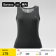 蕉內（Bananain）熱皮701++女士保暖背心7A抗菌含羊毛運動(dòng)內搭打底無(wú)袖加絨內衣 羊90度灰 L