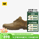 卡特（CAT）新品男士休閑工裝低幫鞋商場(chǎng)同款 淺褐（棕黃）色 40