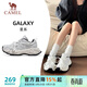 駱駝（CAMEL）星系運動(dòng)女鞋厚底增高透氣休閑老爹鞋 X25B30L4036 白色/黑色 38