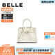 百麗包女26春鎏金歲月小號商場(chǎng)款牛皮革mini鉑金包手提包BL894AX6 米白 F