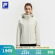 FILA 斐樂(lè )官方女士上衣兩件套2025冬新款健身運動(dòng)寬松連帽外套 淺粉灰-GY L 170/88A/L