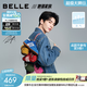 百麗（Belle）張凌赫同款方程式跑道賽車(chē)鞋德訓鞋新款女鞋休閑鞋E2L1DAM6預售 紅色【張凌赫同款】 38
