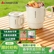 志高（CHIGO）便攜式燒水壺折疊電水壺304不銹鋼0.8L 旅行出差折疊燒水杯電熱恒溫水壺學(xué)生宿舍火鍋SM-3006D