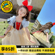 G.duck小黃鴨童裝白雪公主裙女童連衣裙夏季裙子高端生日禮服裙女孩夏裝 藍色加發(fā)箍 90 cm