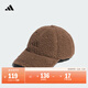 adidas仿羊羔絨保暖舒適顯臉小運動(dòng)帽子男女阿迪達斯官方   柔和棕   OSFM