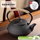 八千行鑄鐵壺煮茶器圍爐煮茶壺煮水泡茶燒水壺鐵質(zhì)功夫茶具電陶爐煮茶器