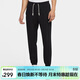 耐克NIKE男運動(dòng)褲春秋保暖針織束腳休閑衛褲CK6366-010黑XL