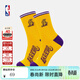 NBASK15-139R湖人隊2雙裝運動(dòng)襪子 紫色*1，金黃*1 26-28CM